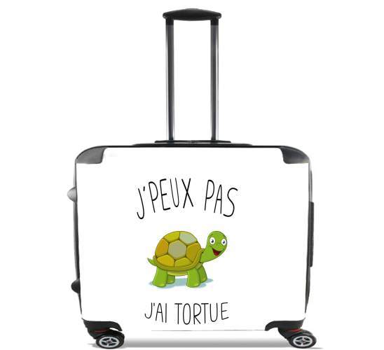  Je peux pas jai tortue for Wheeled bag cabin luggage suitcase trolley 17" laptop