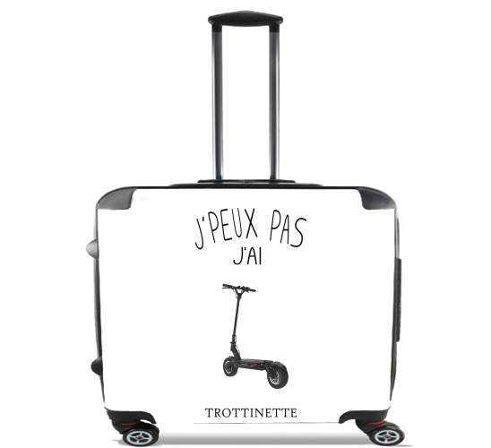  Je peux pas jai trottinette for Wheeled bag cabin luggage suitcase trolley 17" laptop