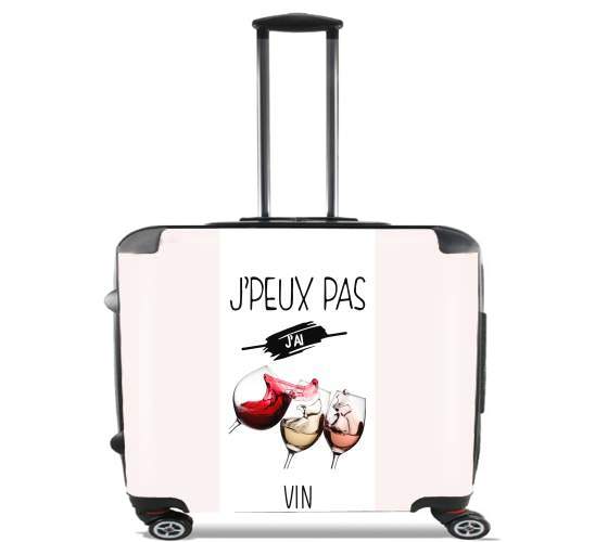  Je peux pas jai vin for Wheeled bag cabin luggage suitcase trolley 17" laptop