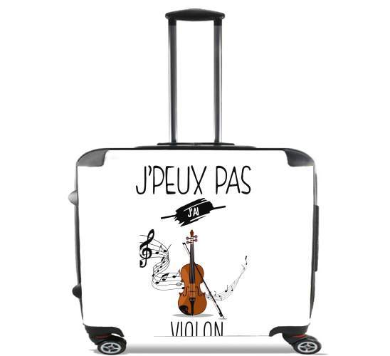  Je peux pas jai violon for Wheeled bag cabin luggage suitcase trolley 17" laptop
