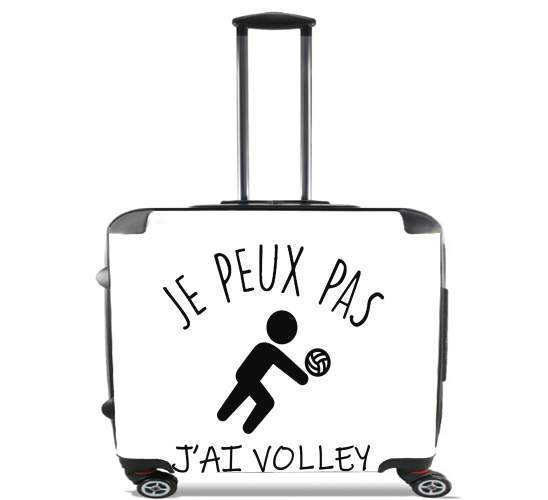  I can't i have volleyball for Wheeled bag cabin luggage suitcase trolley 17" laptop