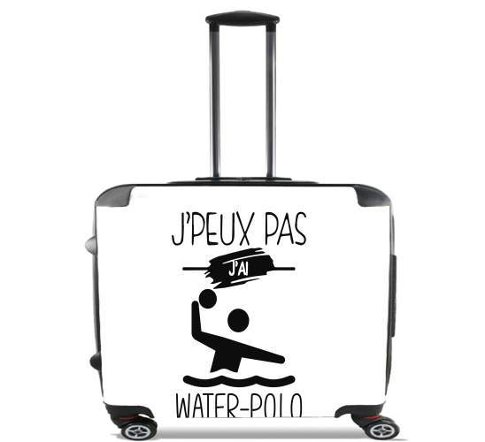  Je peux pas jai water-polo for Wheeled bag cabin luggage suitcase trolley 17" laptop