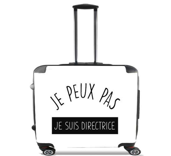  Je peux pas je suis directrice for Wheeled bag cabin luggage suitcase trolley 17" laptop