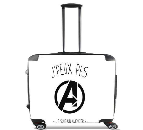 Je peux pas je suis un Avenger for Wheeled bag cabin luggage suitcase trolley 17" laptop