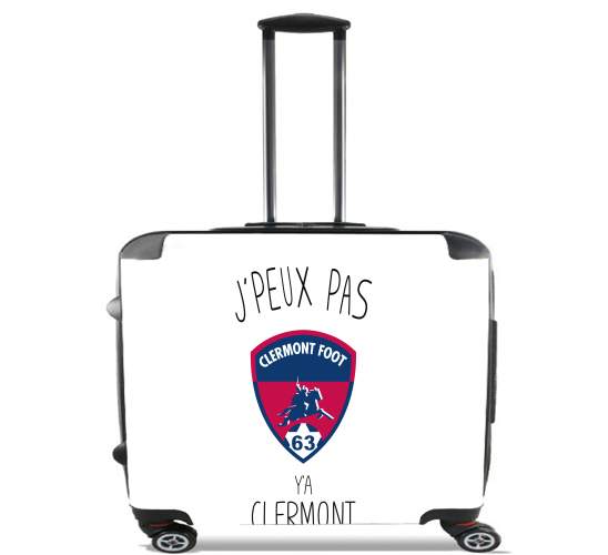  Je peux pas ya Clermont for Wheeled bag cabin luggage suitcase trolley 17" laptop