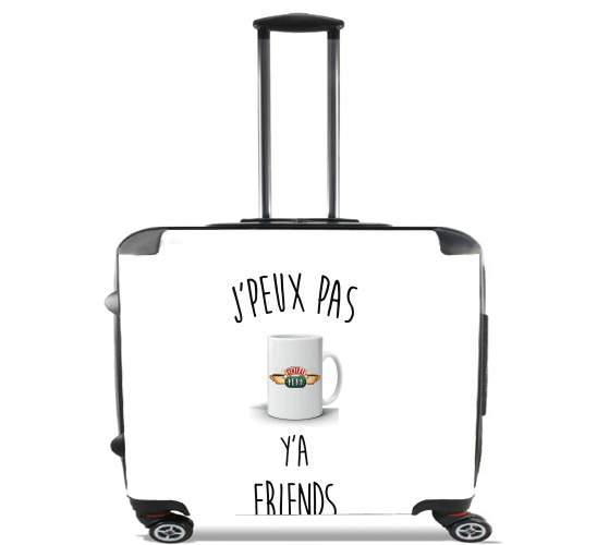  Je peux pas ya Friends for Wheeled bag cabin luggage suitcase trolley 17" laptop