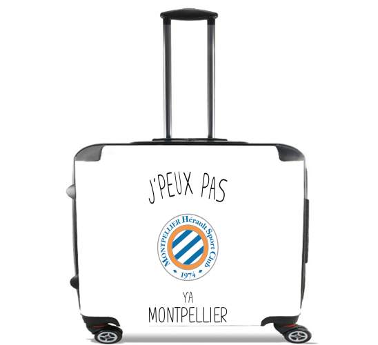  Je peux pas ya Montpellier for Wheeled bag cabin luggage suitcase trolley 17" laptop