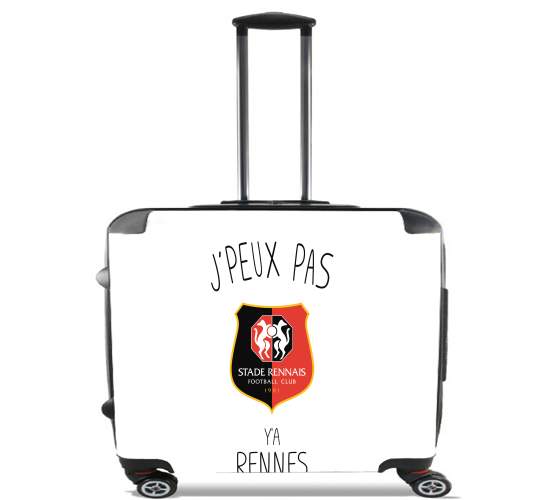  Je peux pas ya Rennes for Wheeled bag cabin luggage suitcase trolley 17" laptop