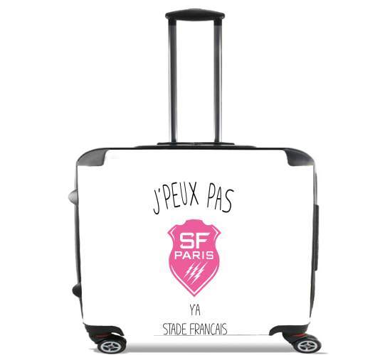 Wheeled bag cabin luggage suitcase trolley 17" laptop for Je peux pas ya stade francais