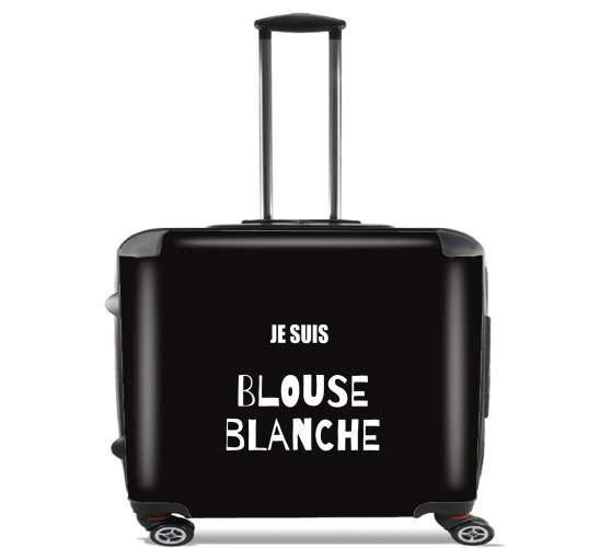  Je suis une blouse blanche for Wheeled bag cabin luggage suitcase trolley 17" laptop