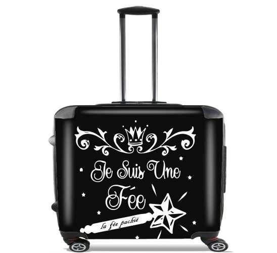  Je Suis Une Fée La Fée pachié for Wheeled bag cabin luggage suitcase trolley 17" laptop