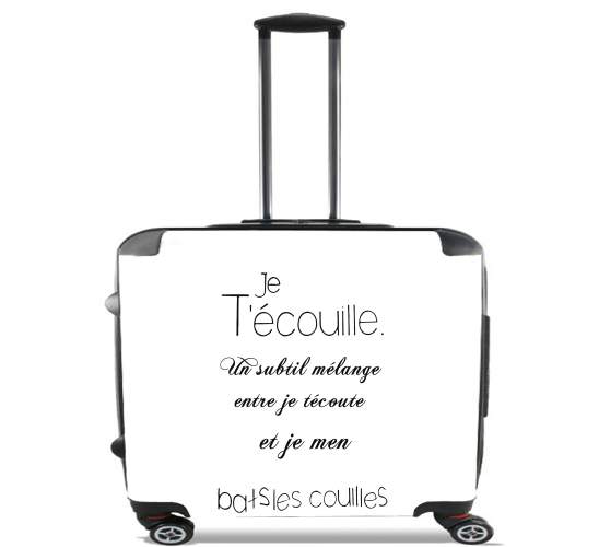  Je tecouille for Wheeled bag cabin luggage suitcase trolley 17" laptop