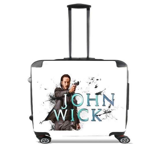  John Wick Bullet Time for Wheeled bag cabin luggage suitcase trolley 17" laptop