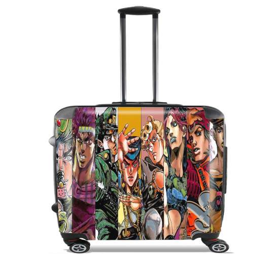  Jojo Manga All characters for Wheeled bag cabin luggage suitcase trolley 17" laptop