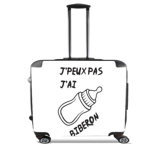  Jpeux pas jai biberon for Wheeled bag cabin luggage suitcase trolley 17" laptop
