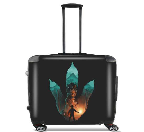  Jurassic Footprint for Wheeled bag cabin luggage suitcase trolley 17" laptop