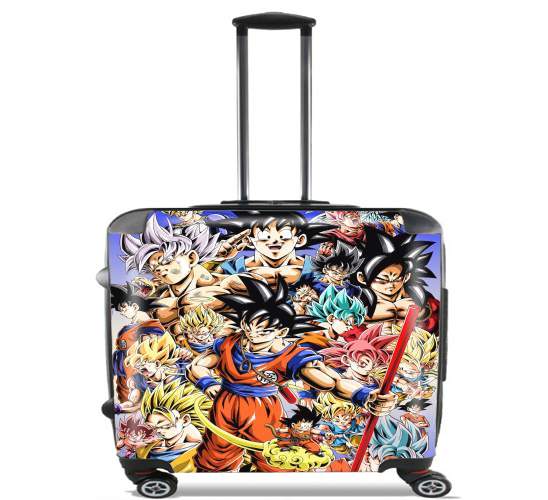  Kakarot Goku Evolution for Wheeled bag cabin luggage suitcase trolley 17" laptop