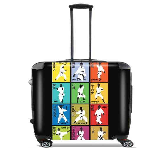  Karate techniques for Wheeled bag cabin luggage suitcase trolley 17" laptop