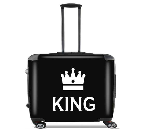  King for Wheeled bag cabin luggage suitcase trolley 17" laptop