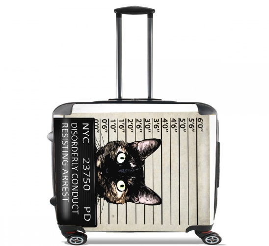  Kitty Mugshot for Wheeled bag cabin luggage suitcase trolley 17" laptop