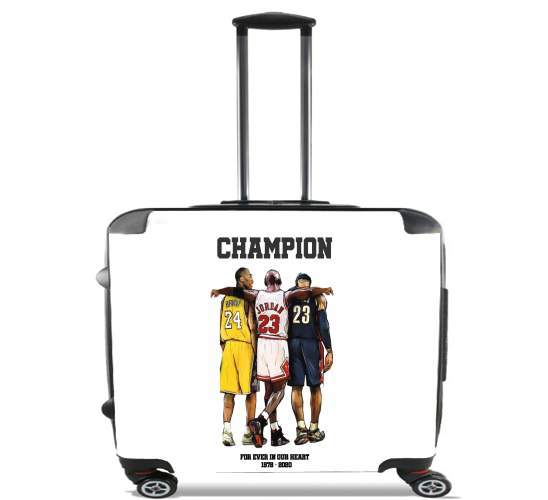  Kobe Bryant Black Mamba Tribute for Wheeled bag cabin luggage suitcase trolley 17" laptop