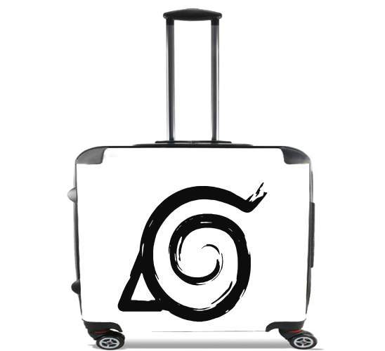  Konoha Symbol Grunge art for Wheeled bag cabin luggage suitcase trolley 17" laptop