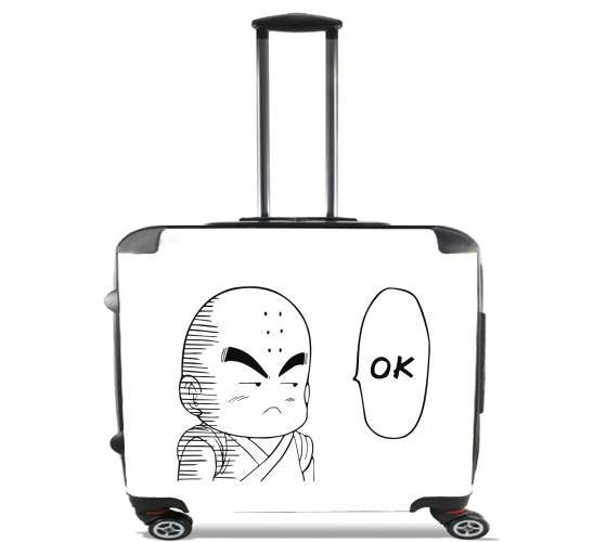  Krilin Ok for Wheeled bag cabin luggage suitcase trolley 17" laptop