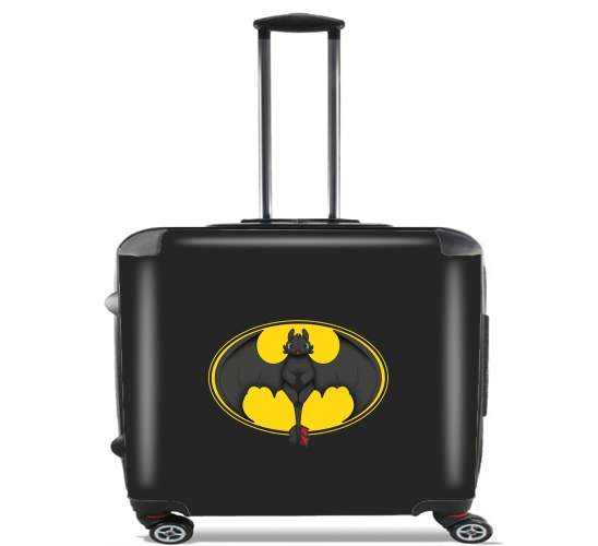  Krokmou x Batman for Wheeled bag cabin luggage suitcase trolley 17" laptop