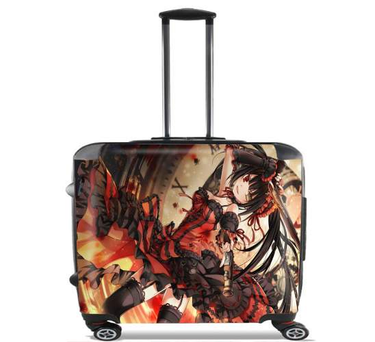  kurumi tokisaki for Wheeled bag cabin luggage suitcase trolley 17" laptop