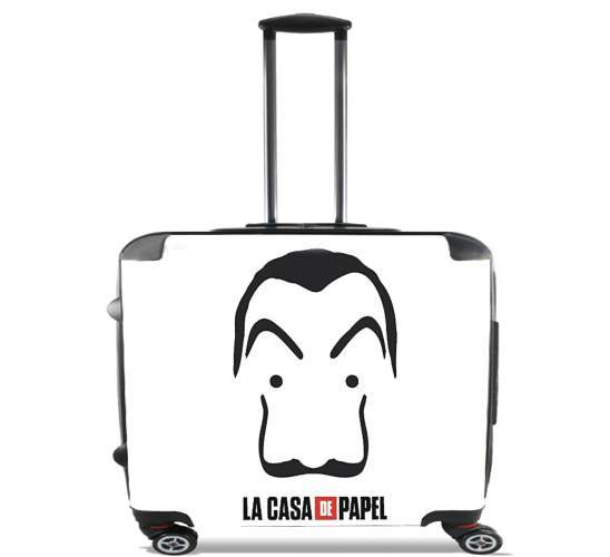  La Casa de Papel for Wheeled bag cabin luggage suitcase trolley 17" laptop