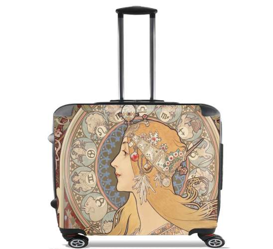  La plume alphonse for Wheeled bag cabin luggage suitcase trolley 17" laptop