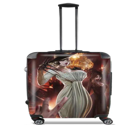  Lady Alcina Dimitrescu for Wheeled bag cabin luggage suitcase trolley 17" laptop