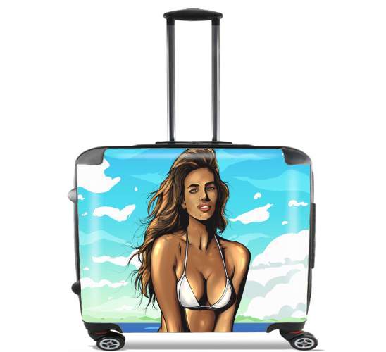  Lady Irina for Wheeled bag cabin luggage suitcase trolley 17" laptop