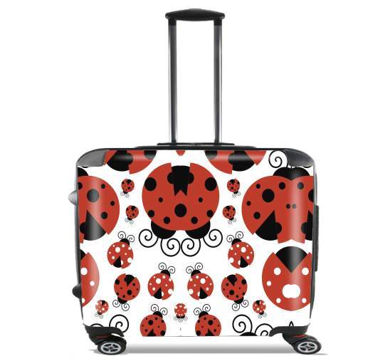  ladybug for Wheeled bag cabin luggage suitcase trolley 17" laptop