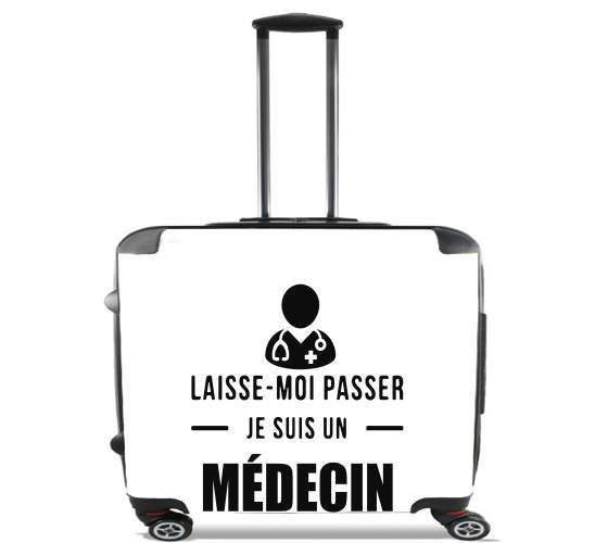  Laisse moi passer je suis medecin for Wheeled bag cabin luggage suitcase trolley 17" laptop