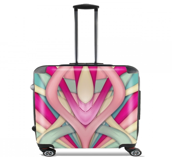  Laminated bubblegum for Wheeled bag cabin luggage suitcase trolley 17" laptop