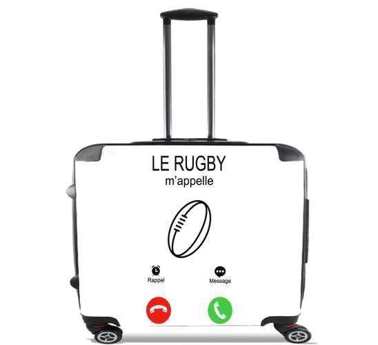  Le rugby mappelle for Wheeled bag cabin luggage suitcase trolley 17" laptop