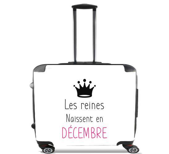  Les reines naissent en decembre for Wheeled bag cabin luggage suitcase trolley 17" laptop