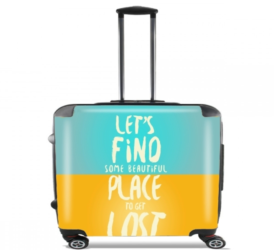  Let's find some beautiful place for Wheeled bag cabin luggage suitcase trolley 17" laptop