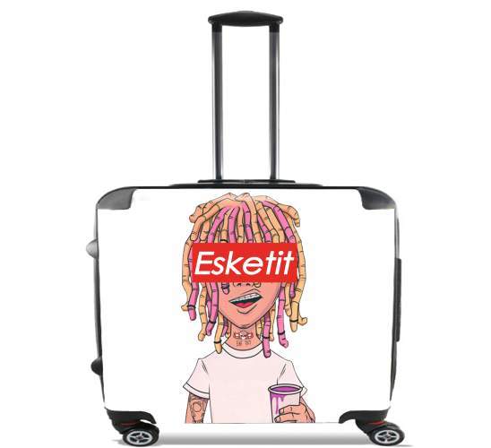  Lil Pump ESKETIT Peep Uzi Yachty XAN Supreme Xanax for Wheeled bag cabin luggage suitcase trolley 17" laptop