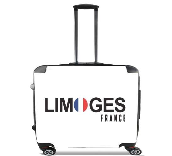  Limoges France for Wheeled bag cabin luggage suitcase trolley 17" laptop