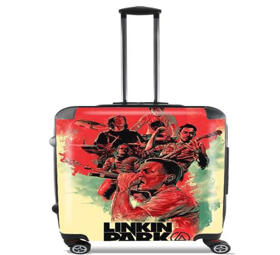  Linkin Park for Wheeled bag cabin luggage suitcase trolley 17" laptop