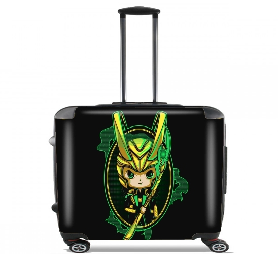  Loki Portrait for Wheeled bag cabin luggage suitcase trolley 17" laptop