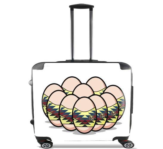  Los Huevos del America for Wheeled bag cabin luggage suitcase trolley 17" laptop