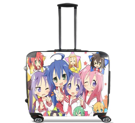  Lucky Star for Wheeled bag cabin luggage suitcase trolley 17" laptop