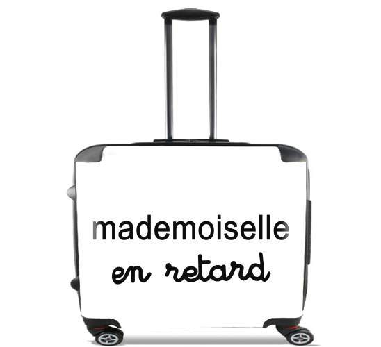  Mademoiselle en retard for Wheeled bag cabin luggage suitcase trolley 17" laptop