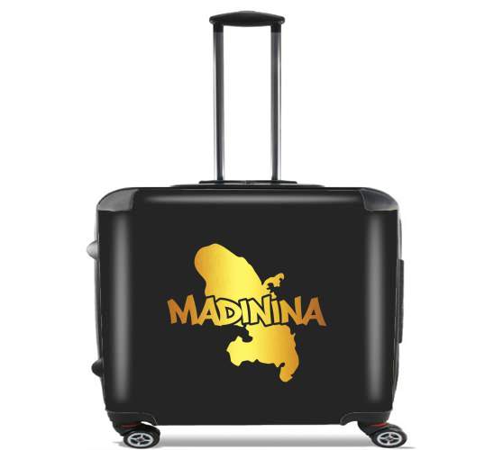  Madina Martinique 972 for Wheeled bag cabin luggage suitcase trolley 17" laptop