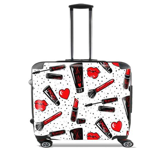  Makeup seamless pattern for Wheeled bag cabin luggage suitcase trolley 17" laptop