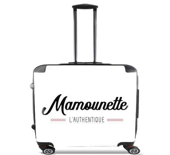  Mamounette Lauthentique for Wheeled bag cabin luggage suitcase trolley 17" laptop