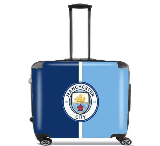  Manchester City for Wheeled bag cabin luggage suitcase trolley 17" laptop